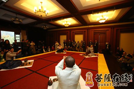 佛教-第六届世界禅茶大会暨第四届禅茶文化论坛在杭州灵隐寺举行