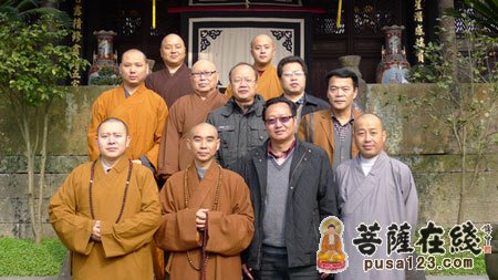 双桂堂-重庆双桂堂方丈身振大和尚一行参访宁波天童禅寺