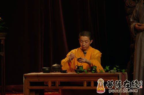 灵隐寺-杭州灵隐寺举行2012云林茶会(春) 花语茶香为主题