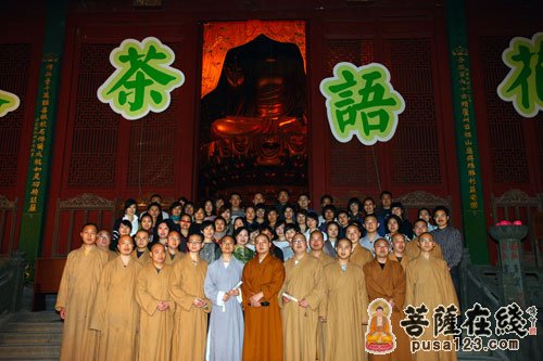 灵隐寺-杭州灵隐寺举行2012云林茶会(春) 花语茶香为主题