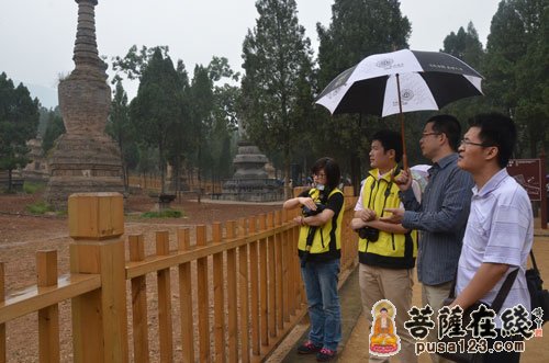 佛教-大菩文化参访团一行参学天下第一名刹 - 中国嵩山少林寺