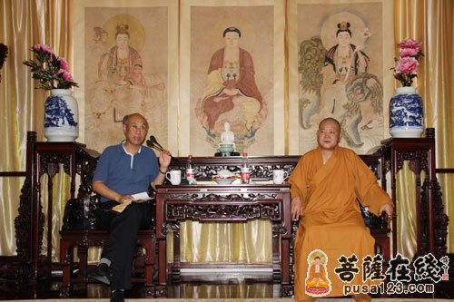 佛教-江苏省佛协领导、佛教寺院住持一行赴寒山寺指导交流工作