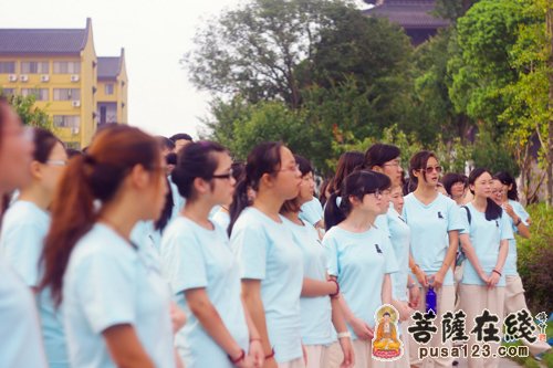 佛教-嘉兴香海禅寺第二届“清凉禅韵”青年禅修营盛大开营