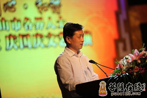 时政-果量法师参加昆山各界迎中秋庆国庆文艺汇演