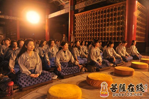 文殊院-成都文殊院第十二期寺院生活体验之禅修