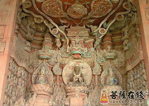 佛教石窟从印度到汉地的演化