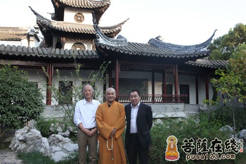 佛教-著名艺术评论家阎正参访昆山延福禅寺