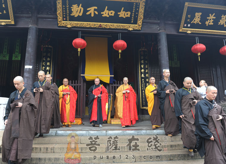 【高清图集】2012年宝华山隆昌寺三坛大戒法会 二坛登