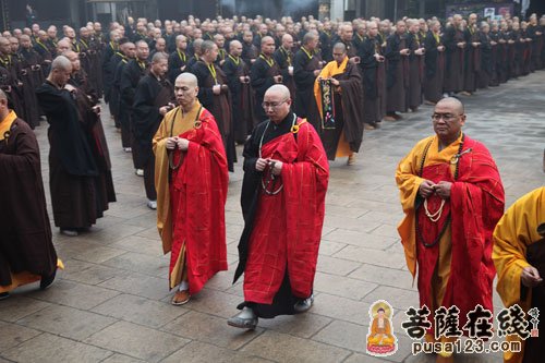 2012年宝华山隆昌寺三坛大戒法会 二坛登坛正授