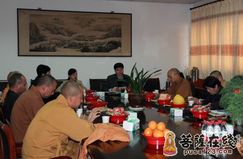 佛教-浙江绍兴县佛教协会在安康寺召开座谈会