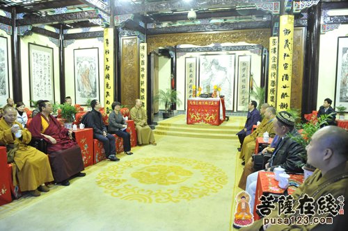 佛教-全国青联宗教界别委员参访玉佛禅寺
