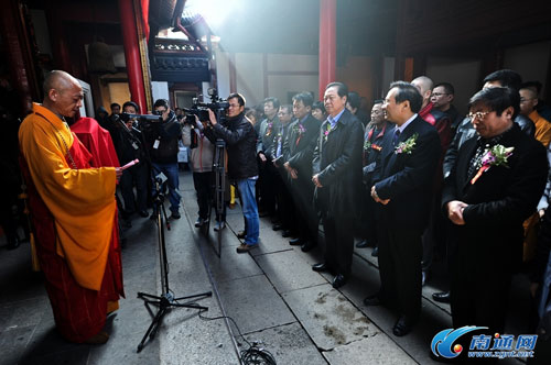 纪录片《僧伽东行》今南通狼山广教寺开机