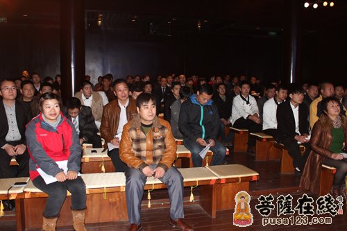 养生-姜堰古寿圣寺举办养生讲座 马烈光主讲