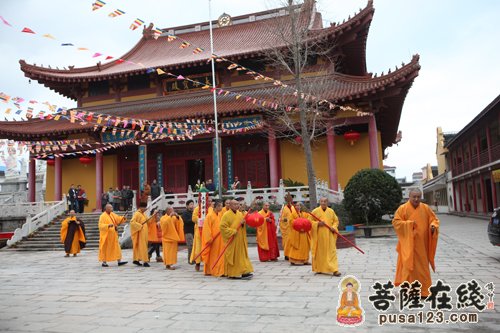 南通太平禅寺隆重举行水陆法会熏坛仪式