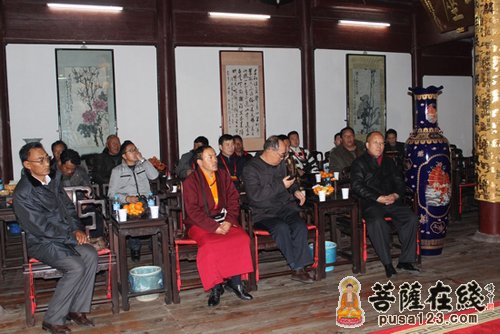 洛桑-西藏自治区副主席洛桑久美率团参访天童禅寺