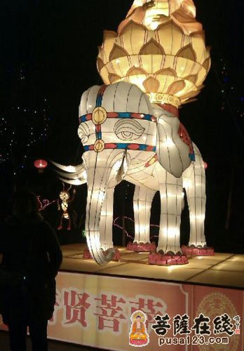 峨眉山-峨眉山大佛禅院举行首届大型迎春艺术灯会