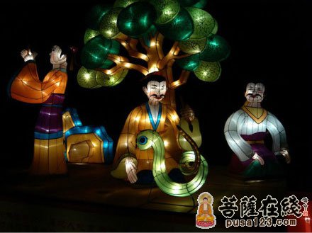 峨眉山-峨眉山大佛禅院举行首届大型迎春艺术灯会