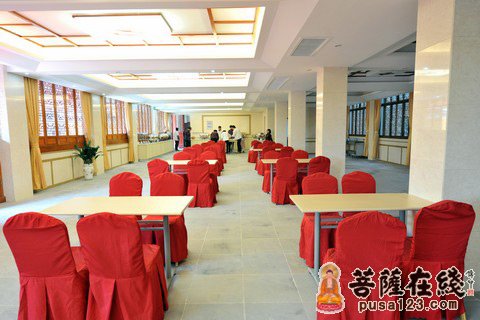 普陀山佛教协会“长生素斋”正式试营业