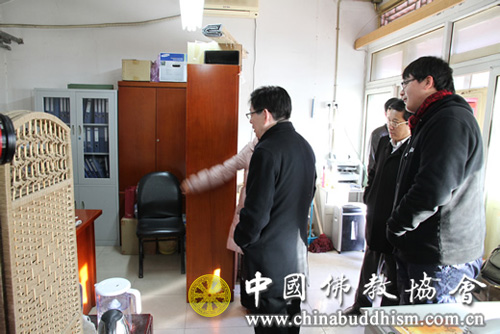 国家宗教事务局局长王作安一行拜访中国佛教协会