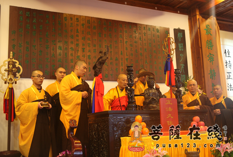 【高清图集】上海真如寺举行传觉法师升座庆典暨宝塔佛像开光仪式
