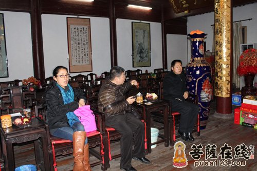 浙江省民宗委主任冯志礼视察宁波天童禅寺