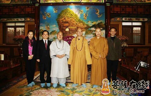 韩国首尔市道诜寺住持禅默慧慈法师拜访中国佛教协会