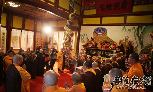 佛教-四川雅安市荥经县云峰寺举行清德长老退居仪式