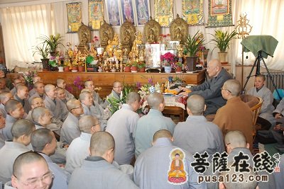 山西五台山普寿寺、大乘寺、清泰园举行知事就职仪式