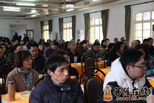 浙江宁波天童禅寺举行第一届居士学佛培训班开班仪式
