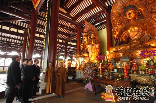 光孝寺-浙江省民宗委陈振华一行视察广州光孝寺