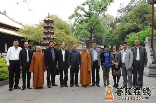 光孝寺-浙江省民宗委陈振华一行视察广州光孝寺
