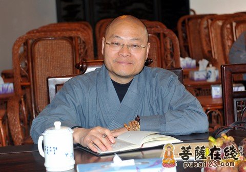 杭州市佛协会长光泉大和尚一行访问普陀山佛教协会