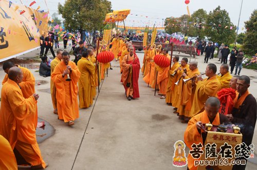 佛教-江阴苍山古寺举行玄祥法师晋院暨苍山古寺重建10周年庆典