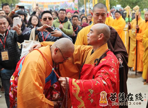 佛教-江阴苍山古寺举行玄祥法师晋院暨苍山古寺重建10周年庆典