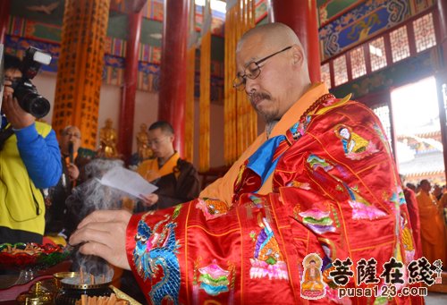 佛教-江阴苍山古寺举行玄祥法师晋院暨苍山古寺重建10周年庆典