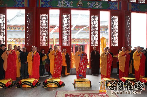 佛教-江阴苍山古寺举行玄祥法师晋院暨苍山古寺重建10周年庆典
