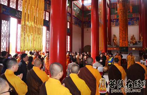 佛教-江阴苍山古寺举行玄祥法师晋院暨苍山古寺重建10周年庆典