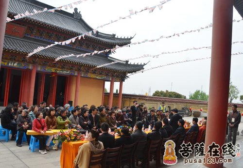 佛教-江阴苍山古寺举行玄祥法师晋院暨苍山古寺重建10周年庆典