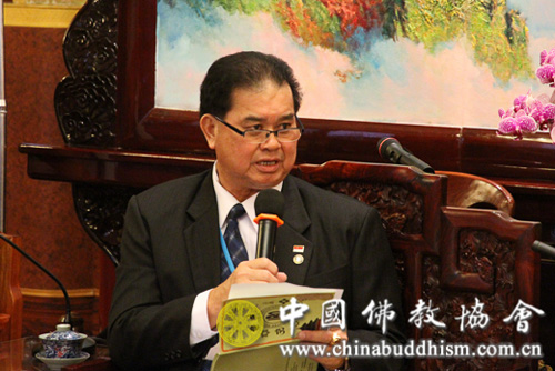 中国佛教协会-新加坡宗教联谊会代表团一行拜访中国佛教协会