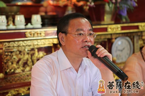 摄影-上海西林禅寺召开“崇恩书画院”成立八周年座谈会