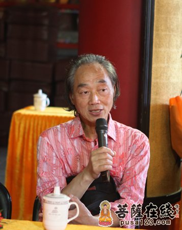 摄影-上海西林禅寺召开“崇恩书画院”成立八周年座谈会