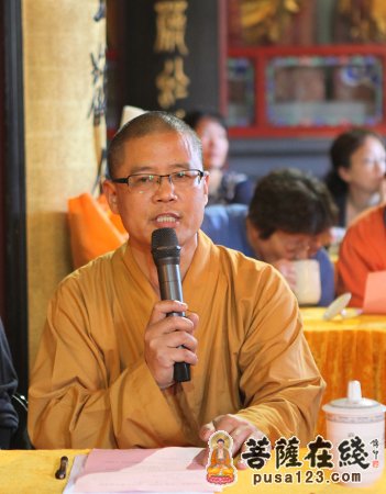 摄影-上海西林禅寺召开“崇恩书画院”成立八周年座谈会