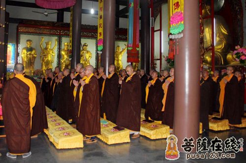 法门寺-陕西法门寺举行癸巳年结夏安居仪式