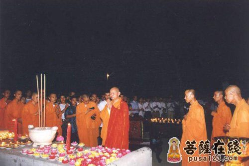 佛教-河北赵县柏林禅寺举行第四届生活禅夏令营开营仪式