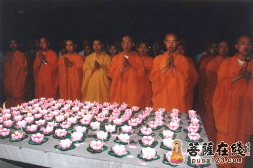 佛教-河北赵县柏林禅寺举行第四届生活禅夏令营开营仪式