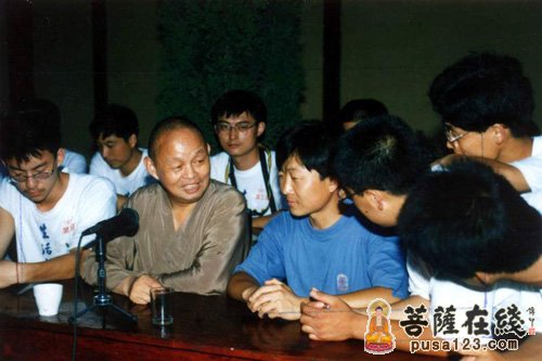 佛教-河北赵县柏林禅寺举行第五届生活禅夏令营开营仪式