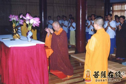 佛教-河北赵县柏林禅寺举行第七届生活禅夏令营开营仪式