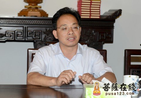 佛教-普陀山佛协在普济禅寺召开毕业学僧欢迎座谈会