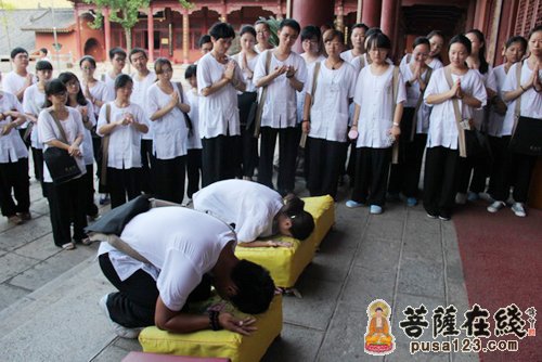 黄梅四祖寺第十届禅文化夏令营正式开营