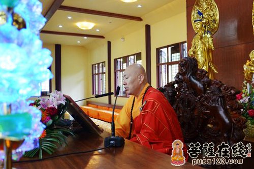 东林寺-青年学子参礼东林寺净土祖庭  大安大和尚为皈依弟子授戒